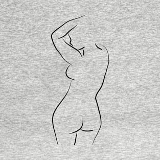 Sexy Line Art Drawing - Whole Lotta Lana T-Shirt